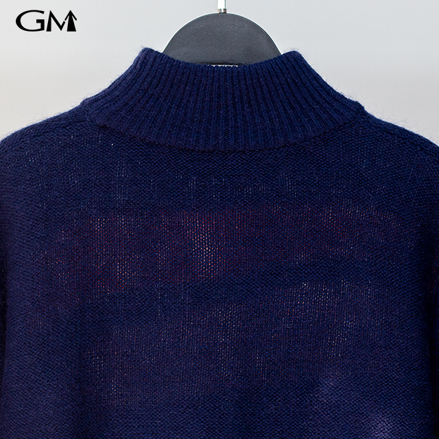 Winter simple round neck knitting pullover