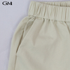 Summer Solid Elastic High Waist Slim Shorts