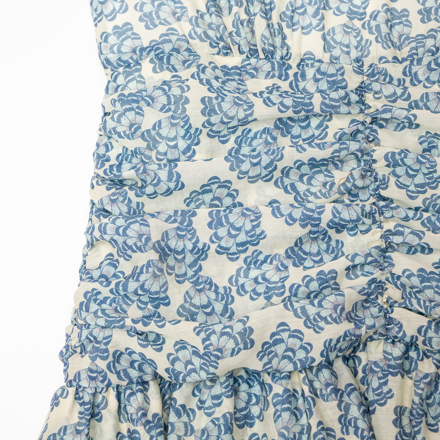 New floral print round neck dress