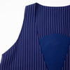 New college style striped V-neck dress
