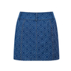 New printed denim skirt