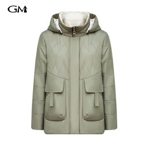 Fashionable and minimalist long sleeved cotton jacket