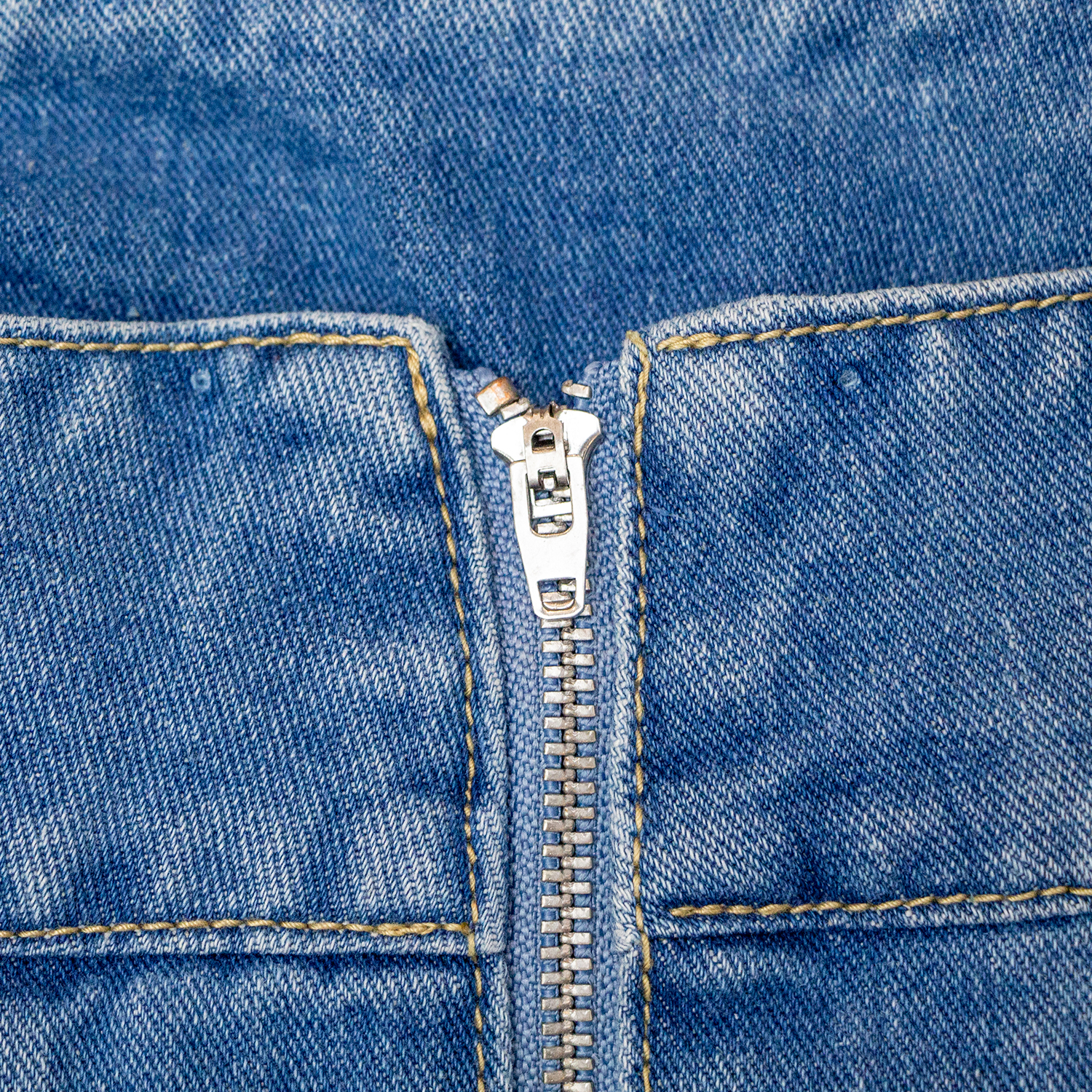 New solid color denim camisole long skirt