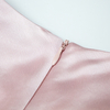 New solid color waist cinching dress