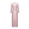 New solid color waist cinching dress