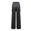 New elastic waist straight leg pants