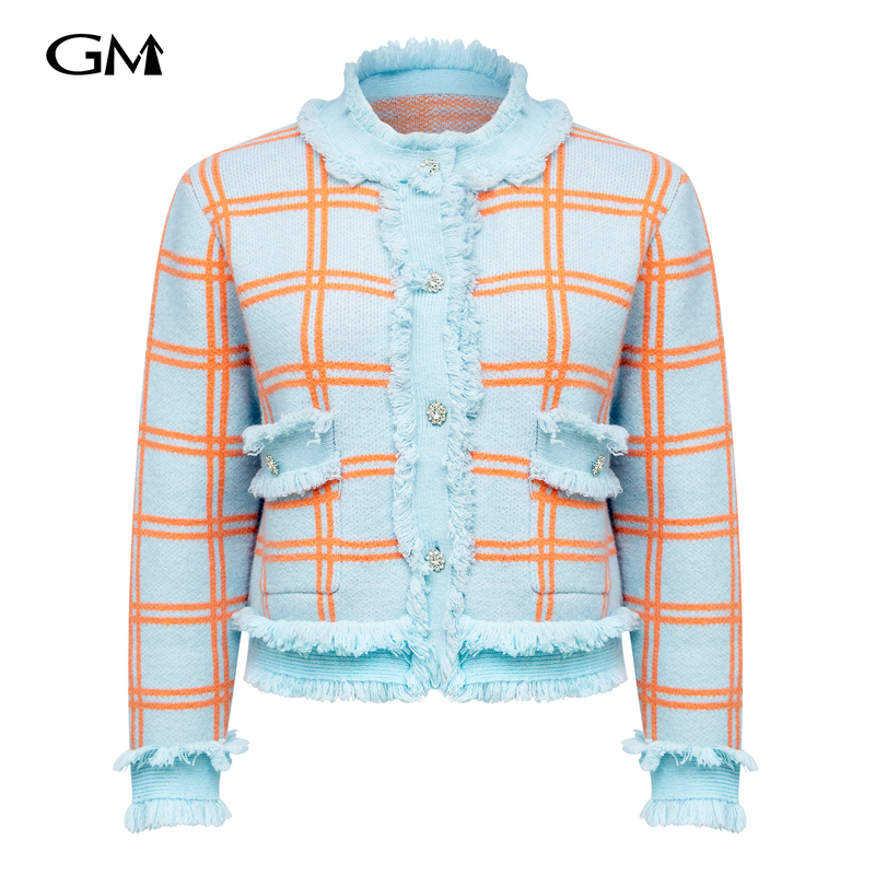 Fashionable small fragrance knitted jacket