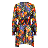 New V-neck printed dress