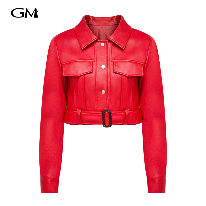 New solid color minimalist single breasted jacket