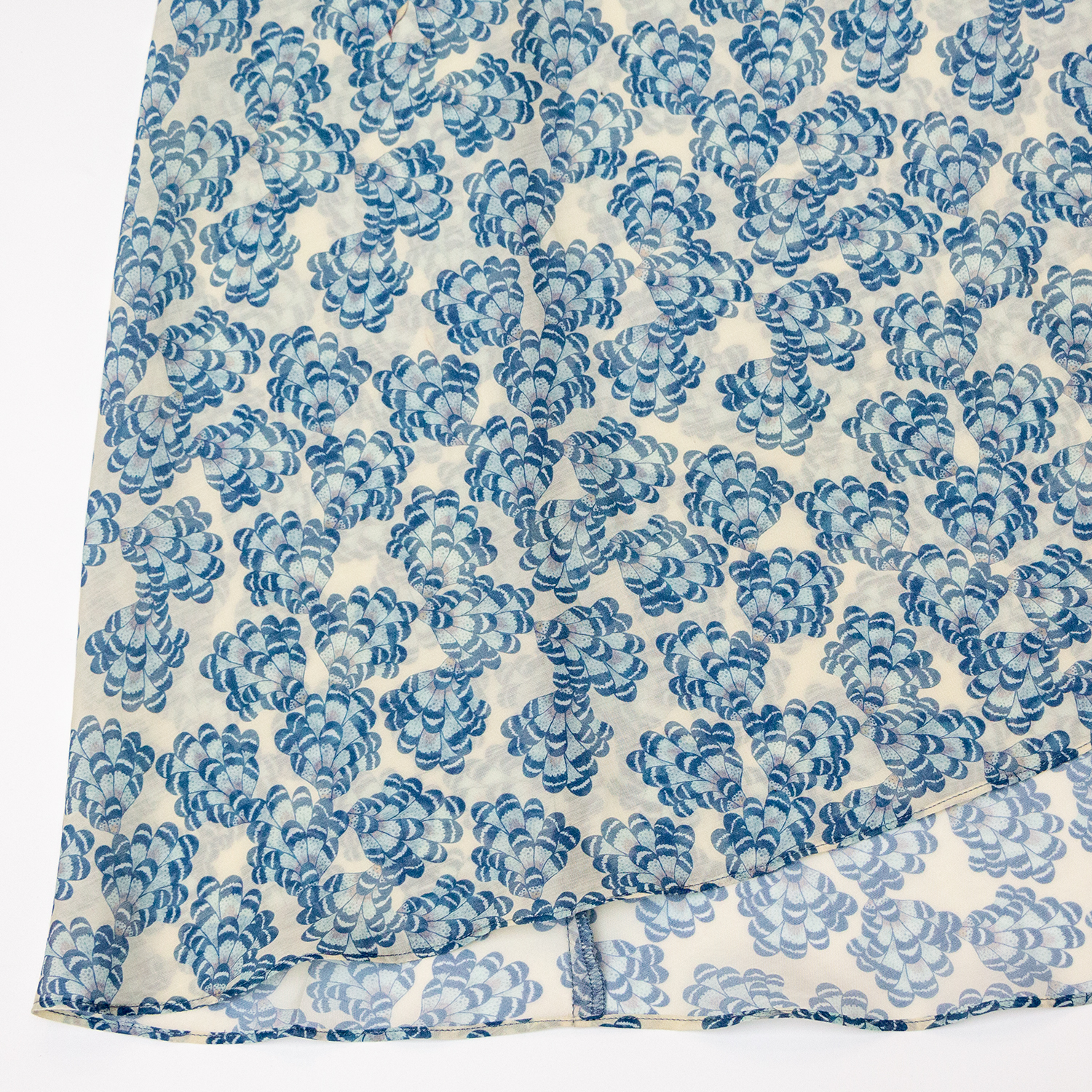 New floral print round neck dress