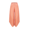 New solid color V-neck two-piece set