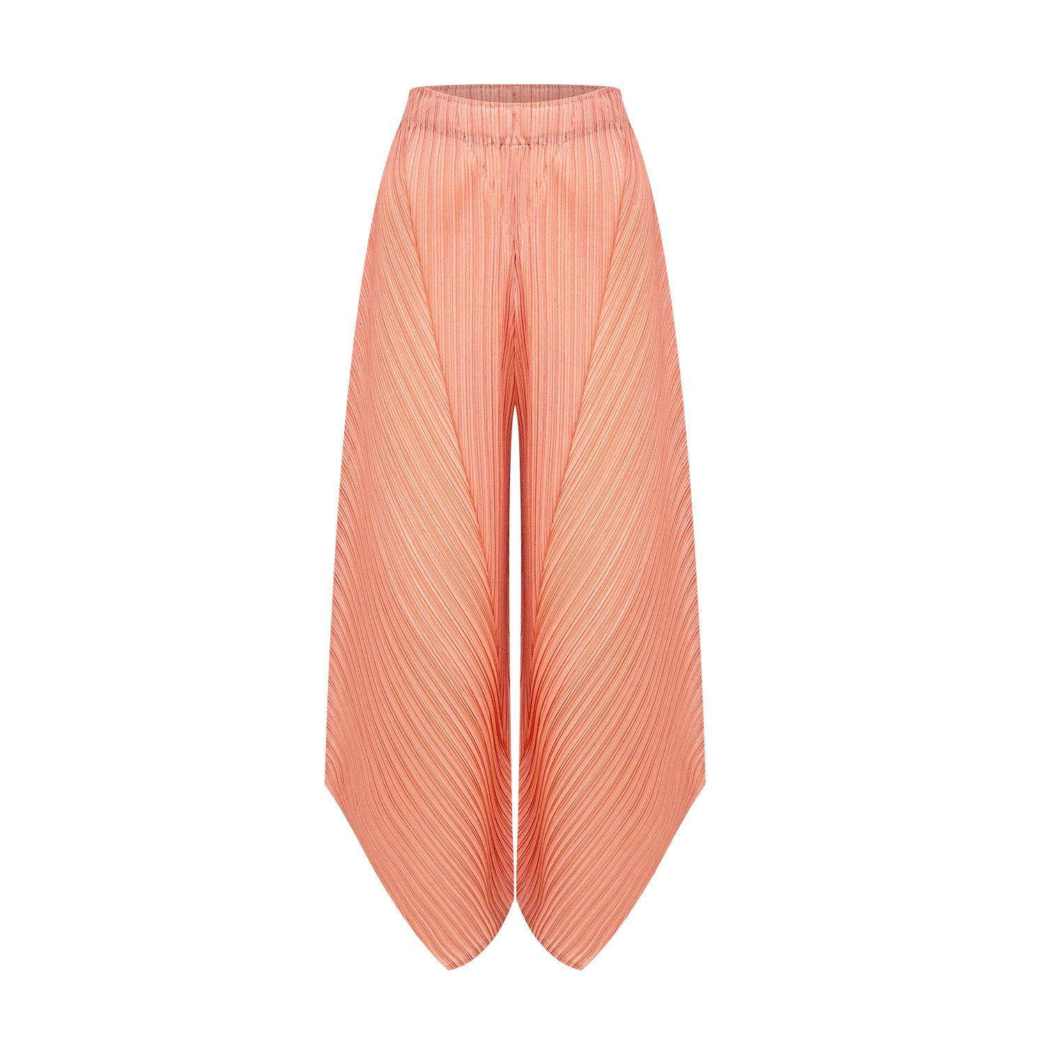 New solid color V-neck two-piece set