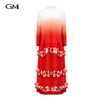 New loose gradient dress