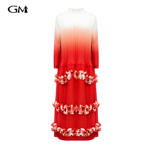 New loose gradient dress