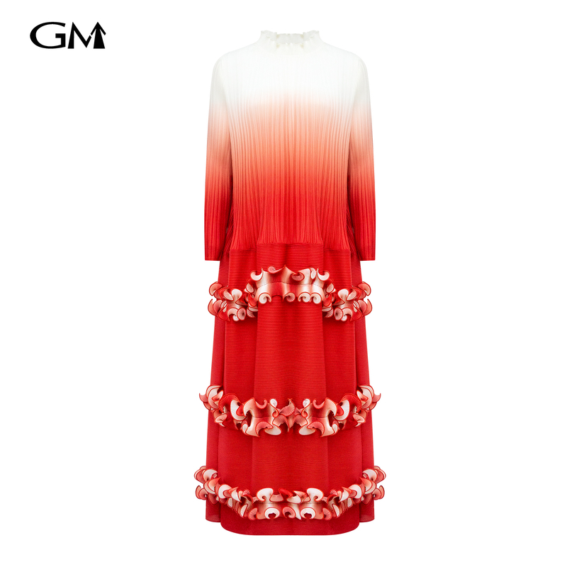New loose gradient dress