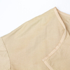Fashionable and minimalist khaki long windbreaker