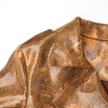 New snake patterned mid length windbreaker