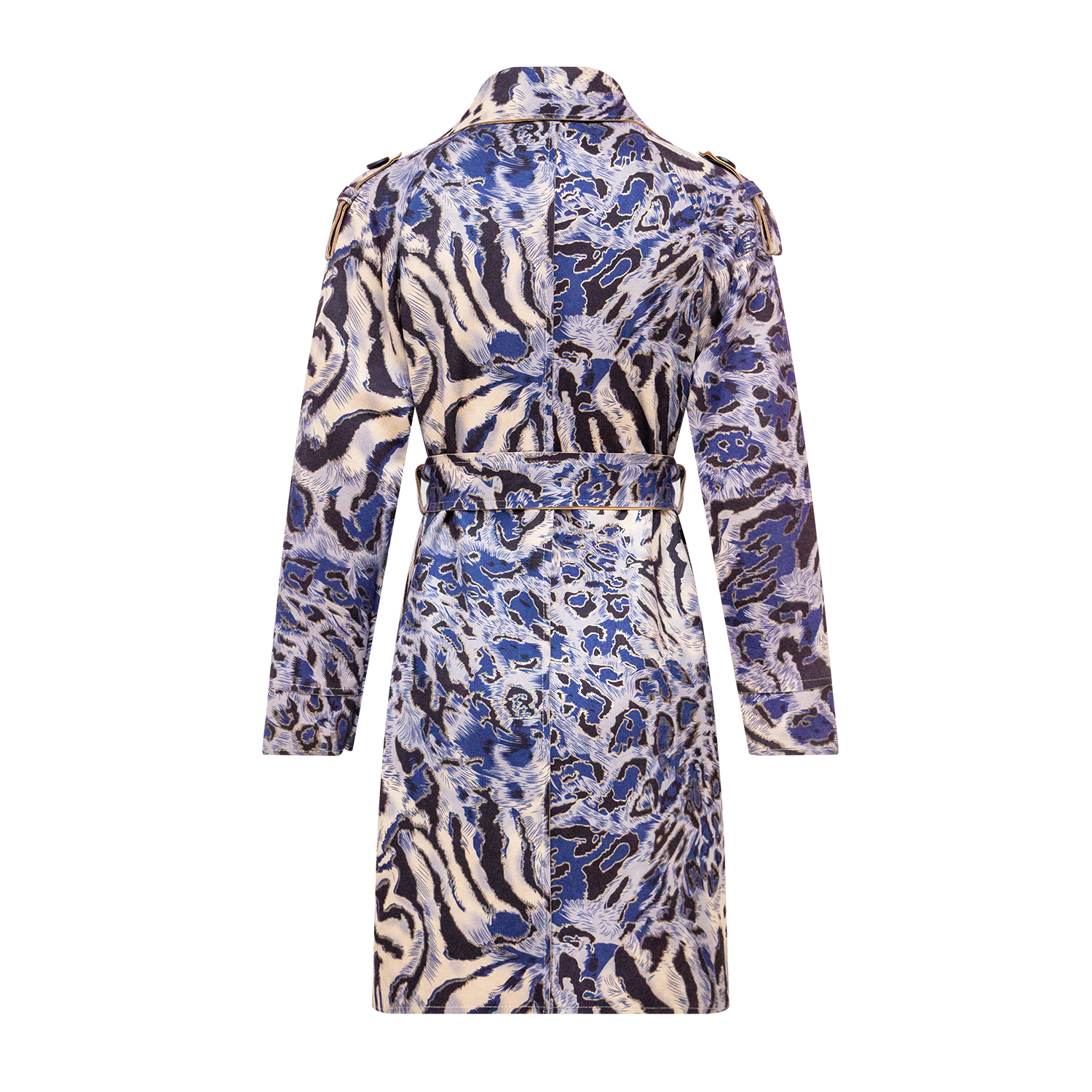 New exquisite printed lapel windbreaker