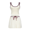New Knitted Tank Top Half Skirt Two Piece Set