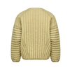 Retro striped loose cotton jacket