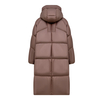 Fashionable solid color long down jacket