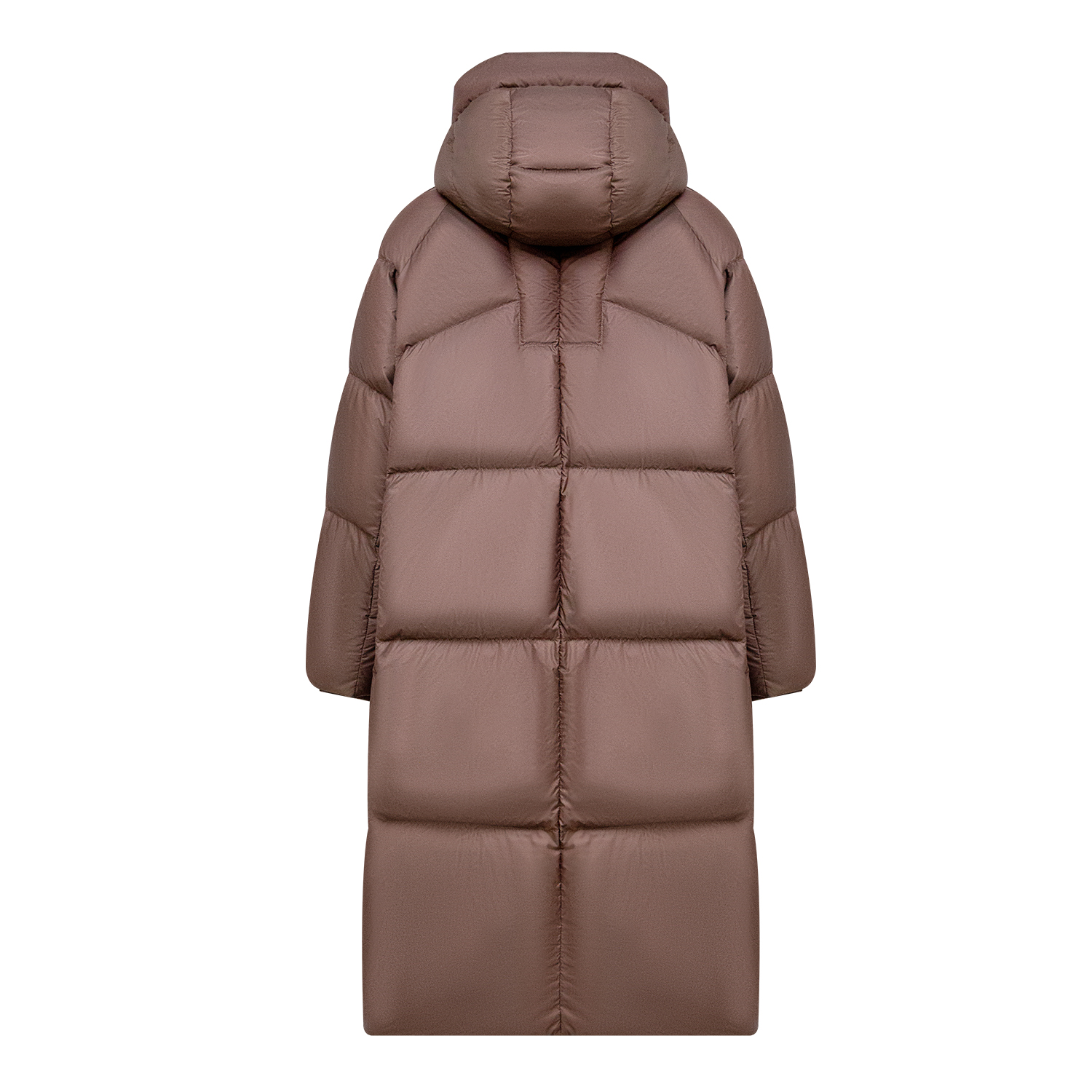 Fashionable solid color long down jacket