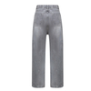 New perforated straight leg long jeans