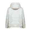 New solid color hooded zipper cotton jacket