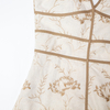 New 3D Embroidered Strap Dress