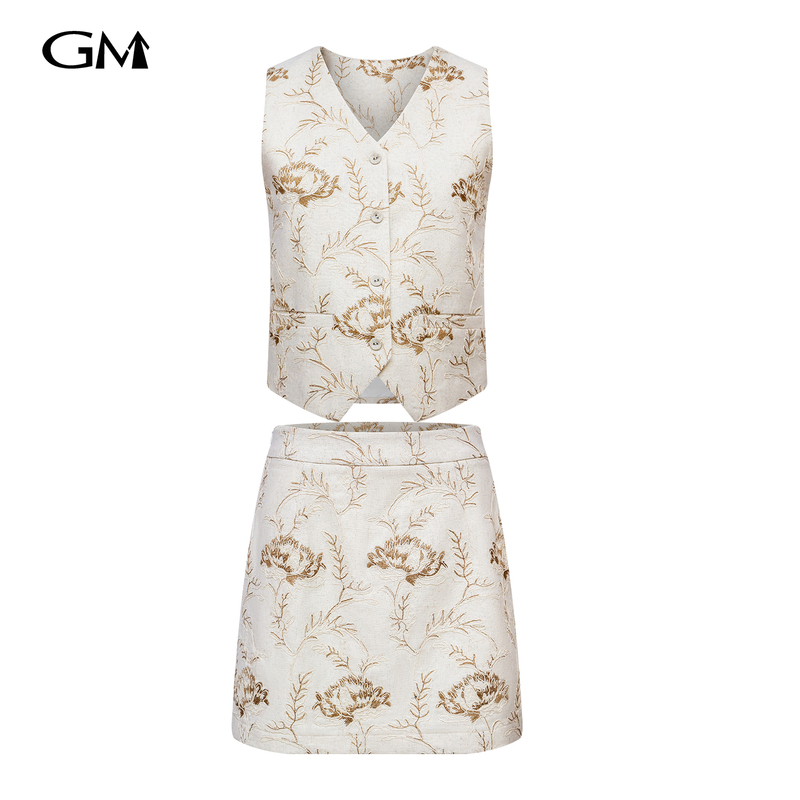 New three-dimensional embroidered linen set