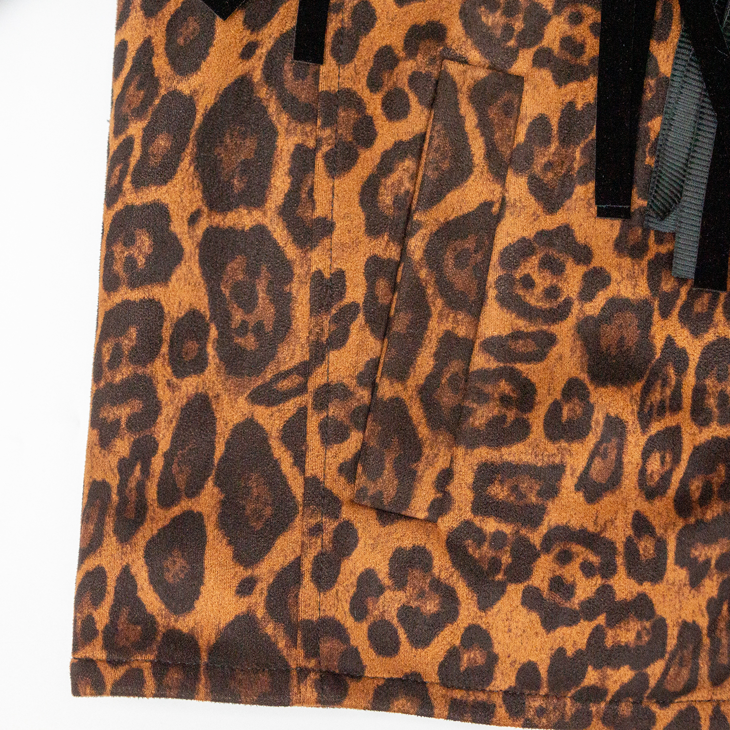 New leopard print zipper jacket