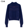 Winter simple round neck knitting pullover