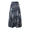 Fashionable and versatile digital printed midi skirt