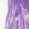 Fashionable round neck abstract printed purple dress