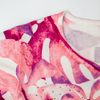 New exquisite printed round neck knitted top