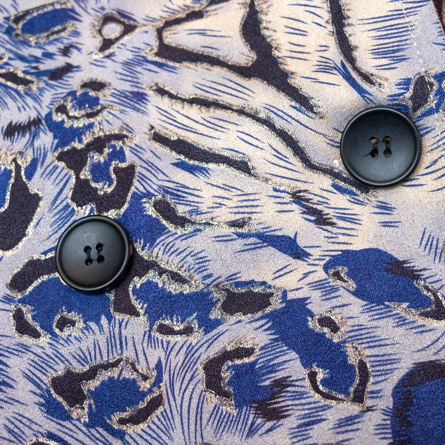 New exquisite printed lapel windbreaker