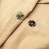 New versatile spliced long windbreaker jacket
