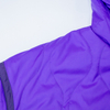 New hooded purple cotton jacket