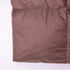Fashionable solid color long down jacket