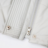 New solid color hooded zipper cotton jacket