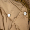 New collar tied long cotton jacket