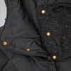 New high necked hooded solid color cotton jacket