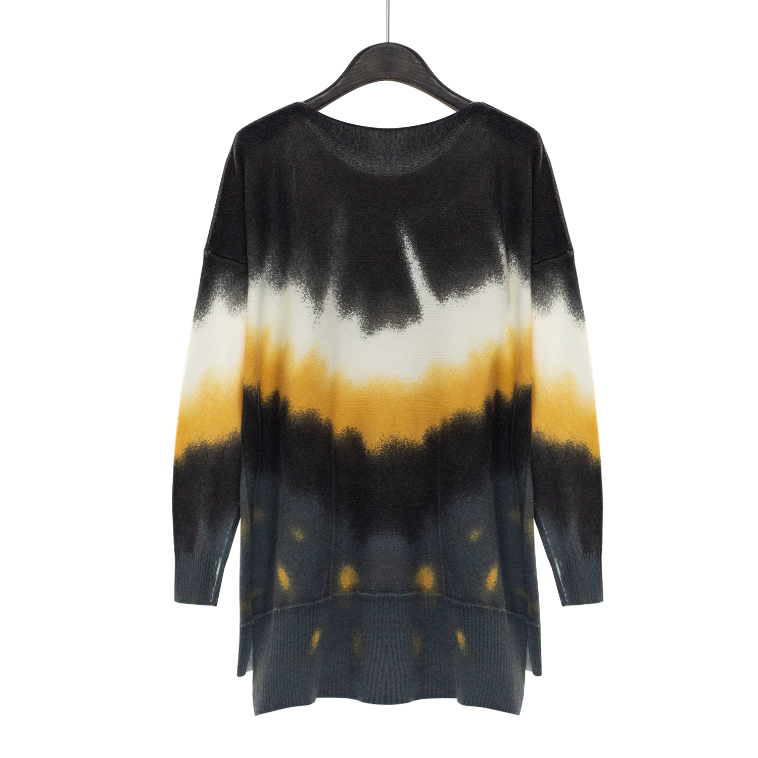 Printed Combo Oversize Knitted Top