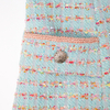 Fashionable round neck small fragrant sleeveless dress