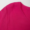 New rose red V-neck pullover top