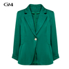 Fashionable new V-neck slim fit suit jacket