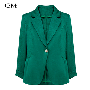 Fashionable new V-neck slim fit suit jacket