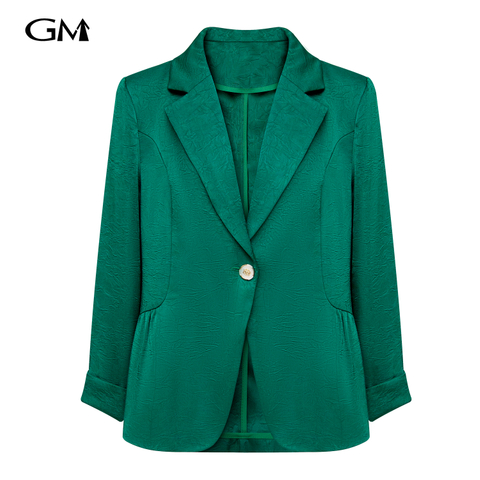 Fashionable new V-neck slim fit suit jacket