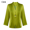 Fashionable solid color V-neck small suit jacket