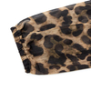 Round neck leopard print dress